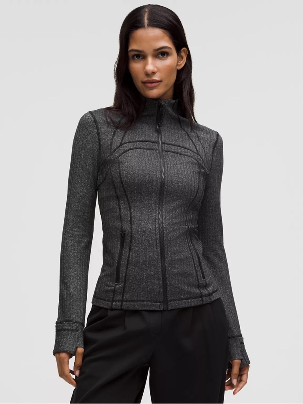 Lululemon - Define Hip Length Jacket in Herringbone